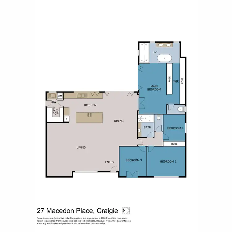 Floorplan of Homely house listing, 27 Macedon Place, Craigie WA 6025