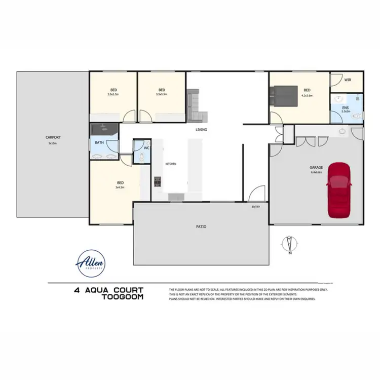 Floorplan of Homely house listing, 4 Aqua Court, Toogoom QLD 4655