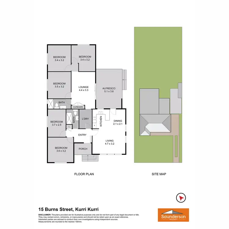 Floorplan of Homely house listing, 15 Burns Street, Kurri Kurri NSW 2327