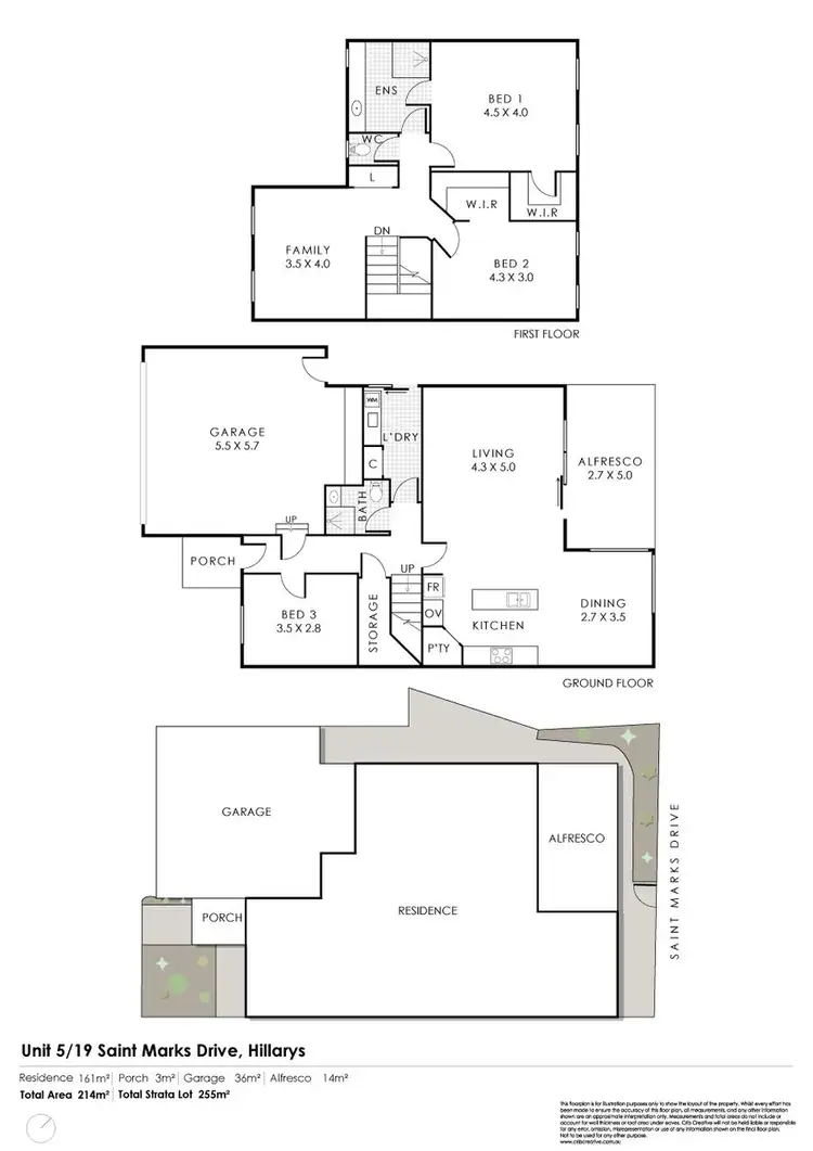 Floorplan of Homely townhouse listing, 5/19 St Marks Drive, Hillarys WA 6025