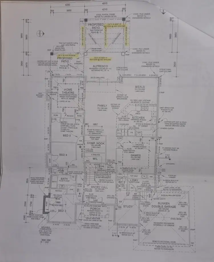 Floorplan of Homely house listing, 4 Adams Crest, Ocean Reef WA 6027