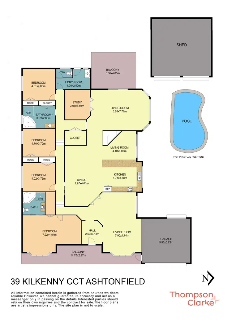 Floorplan of Homely house listing, 39 Kilkenny Circuit, Ashtonfield NSW 2323