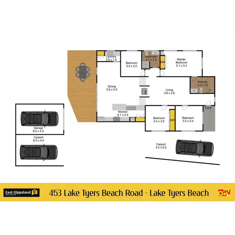 Floorplan of Homely house listing, 453 Lake Tyers Beach Road, Lake Tyers Beach VIC 3909