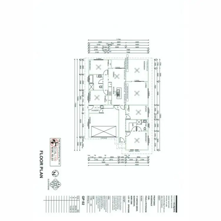 Floorplan of Homely house listing, 17 Hinton Drive, Gunnedah NSW 2380