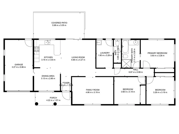 Floorplan of Homely house listing, 43 Stedman Street, Norville QLD 4670