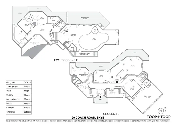 Floorplan of Homely house listing, 99 Coach Road, Skye SA 5072