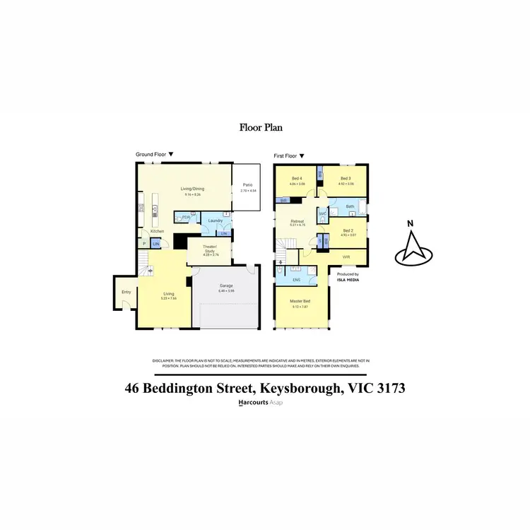 Floorplan of Homely house listing, 46 Beddington Street, Keysborough VIC 3173