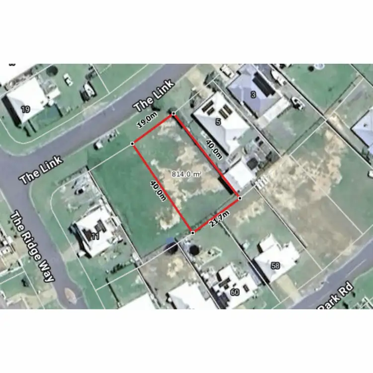 Floorplan of Homely land listing, 7 The Link, Zilzie QLD 4710