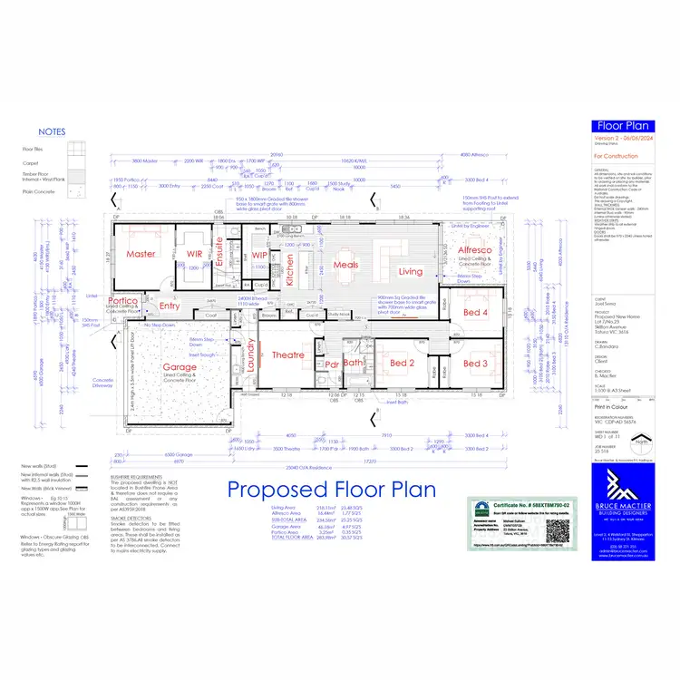 Floorplan of Homely house listing, 23 Skilton Avenue, Tatura VIC 3616