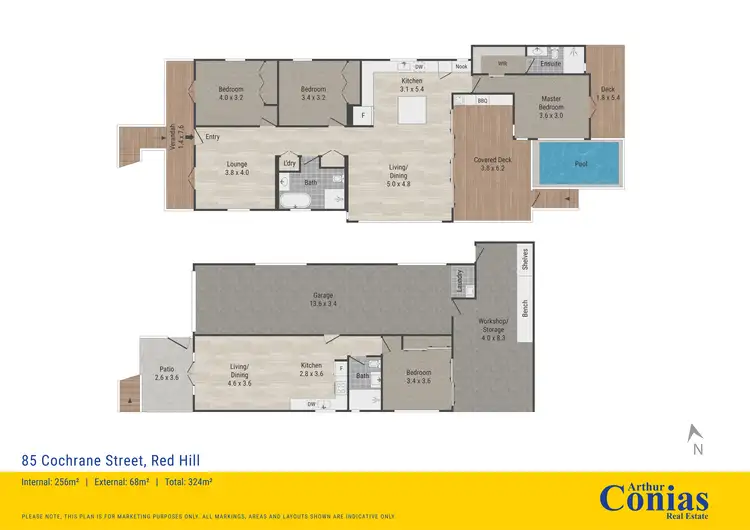 Floorplan of Homely house listing, 85 Cochrane Street, Red Hill QLD 4059