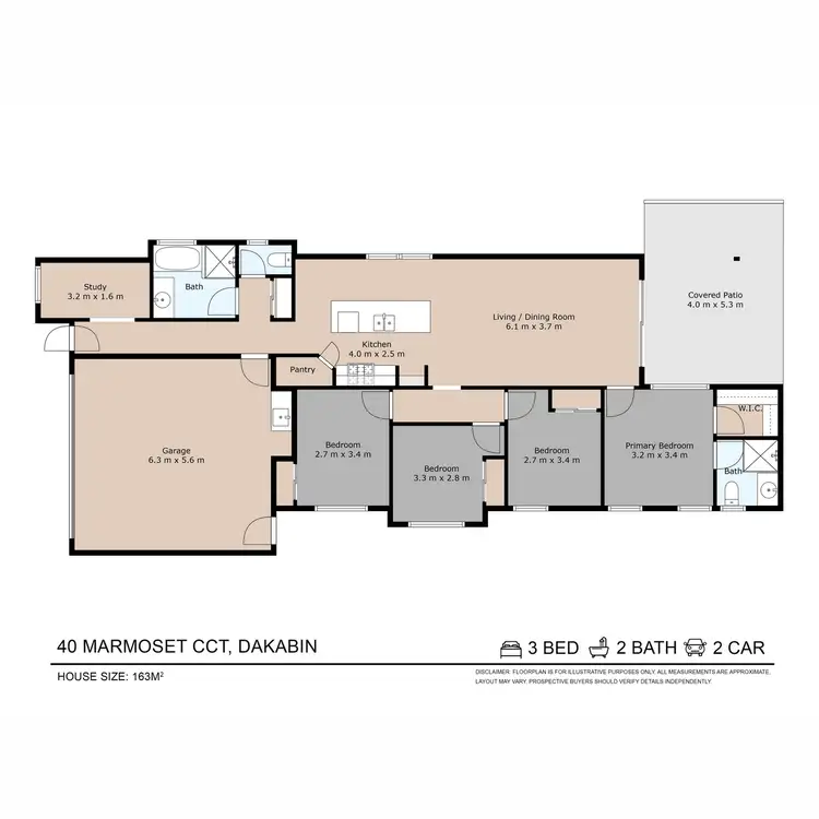 Floorplan of Homely house listing, 40 Marmoset Circuit, Dakabin QLD 4503