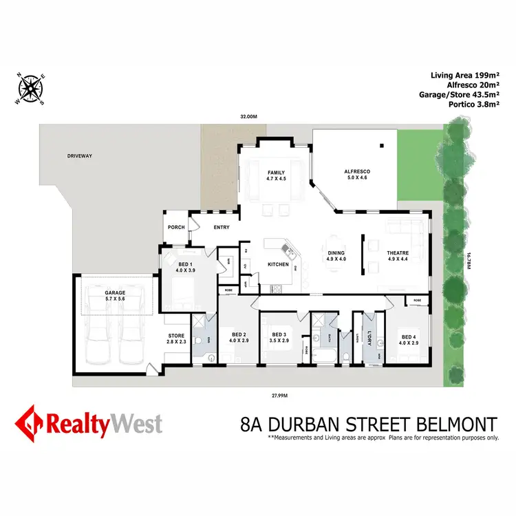 Floorplan of Homely house listing, 8A Durban Street, Belmont WA 6104
