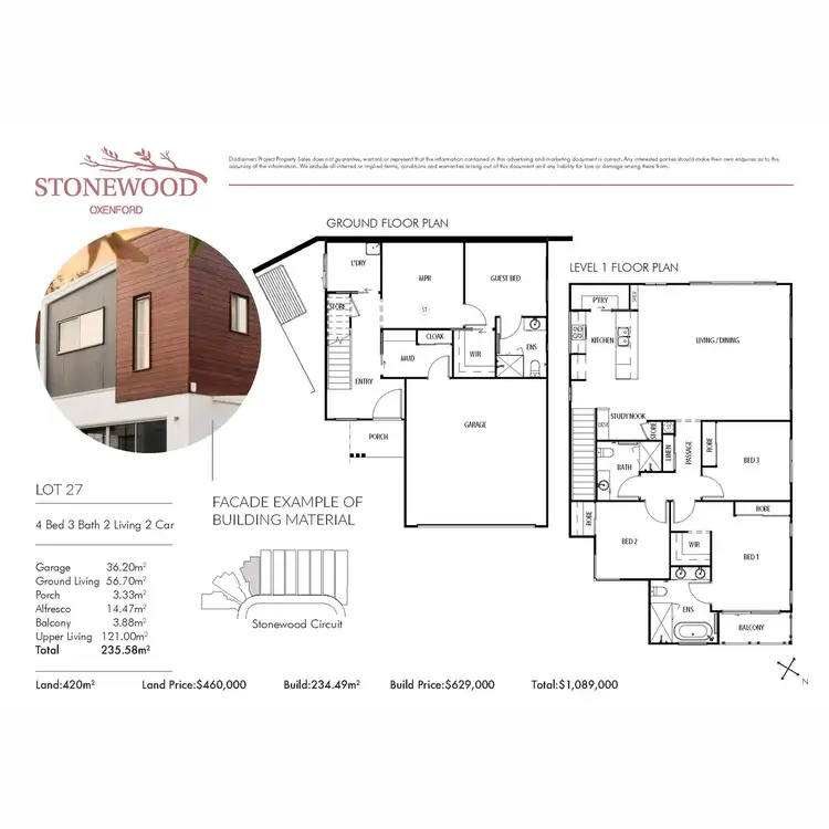 Floorplan of Homely house listing, 27/1 Bryna Parade, Oxenford QLD 4210