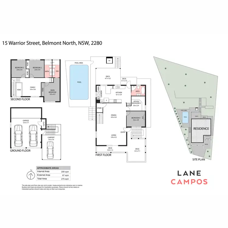 Floorplan of Homely house listing, 15 Warrior Street, Belmont North NSW 2280