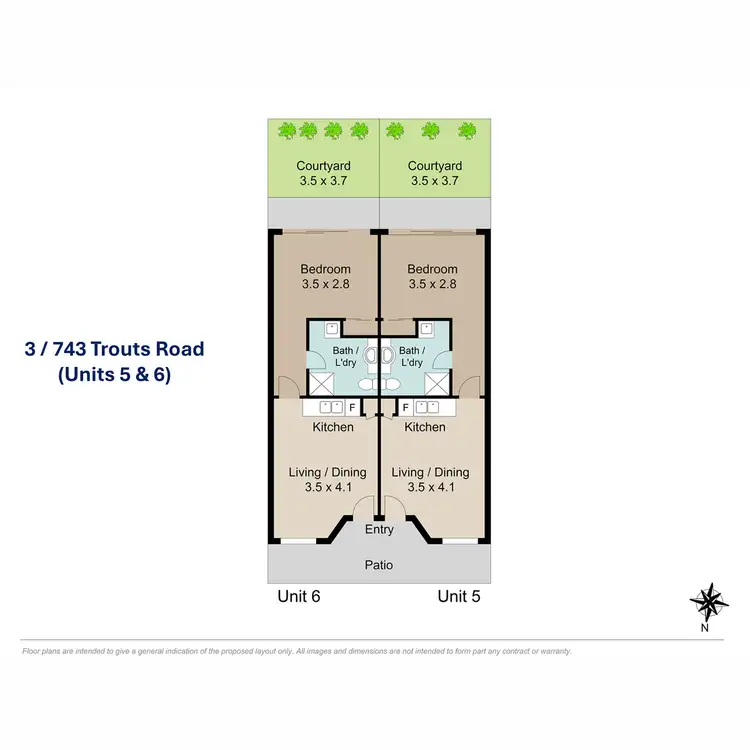 Floorplan of Homely unit listing, 3/743 Trouts Road, Aspley QLD 4034