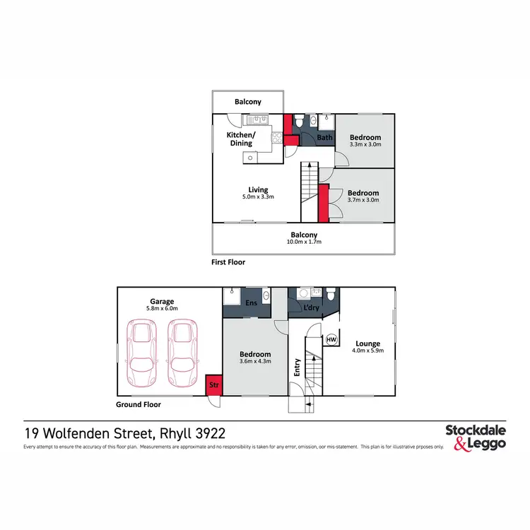 Floorplan of Homely house listing, 19 Wolfenden Street, Rhyll VIC 3923