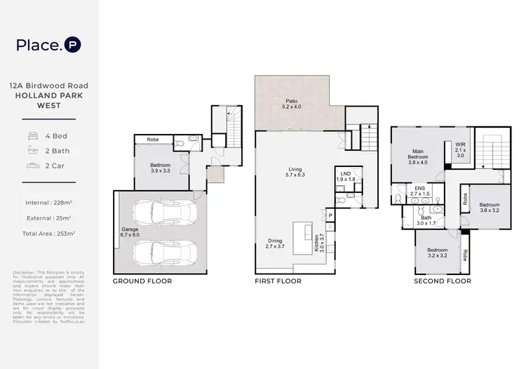 Floorplan of Homely house listing, 12A Birdwood Road, Holland Park West QLD 4121
