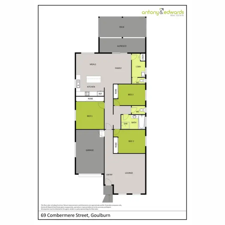 Floorplan of Homely house listing, 69 Combermere Street, Goulburn NSW 2580