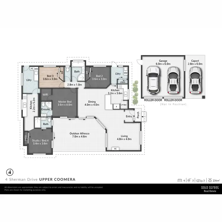 Floorplan of Homely house listing, 4 Sherman Drive, Upper Coomera QLD 4209