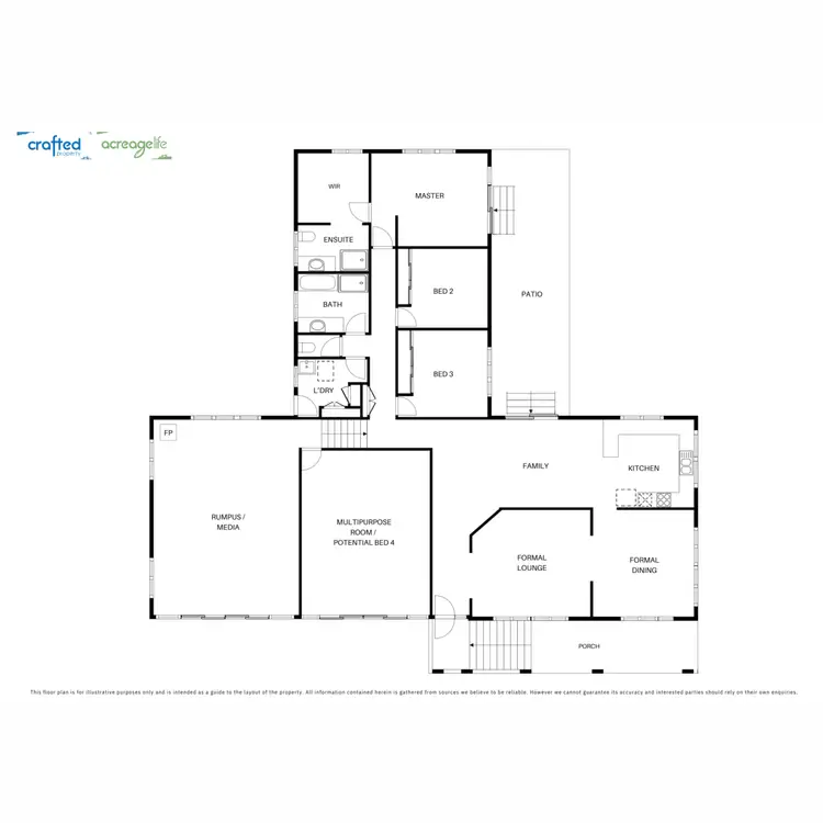 Floorplan of Homely rural property listing, 242 Andrew Road, Greenbank QLD 4124