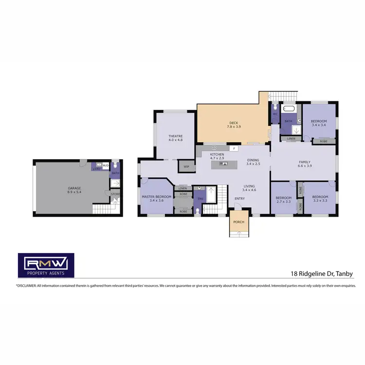 Floorplan of Homely house listing, 18 Ridgeline Drive, Tanby QLD 4703