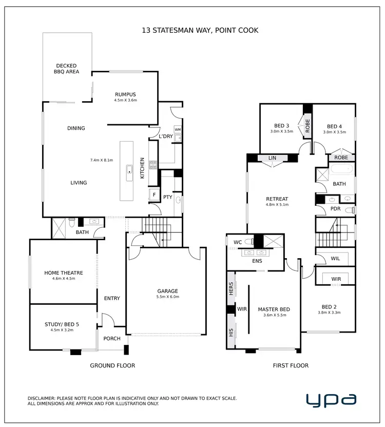 Floorplan of Homely house listing, 13 Statesman Way, Point Cook VIC 3030