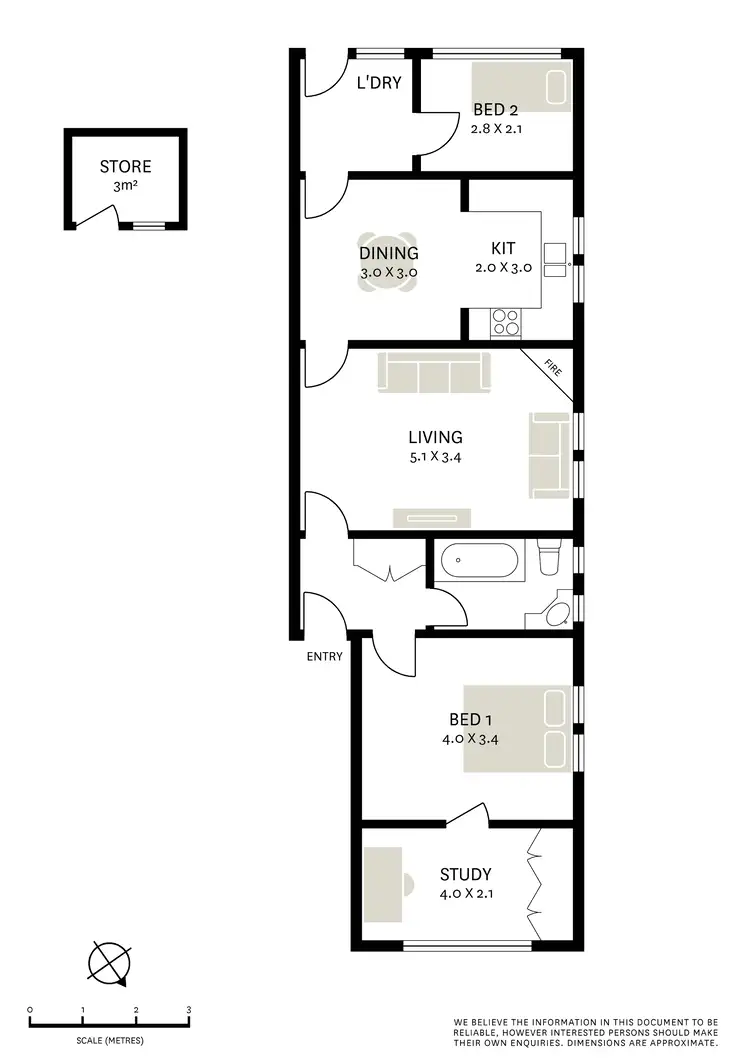 Floorplan of Homely apartment listing, 4/3A Wrights Road, Drummoyne NSW 2047