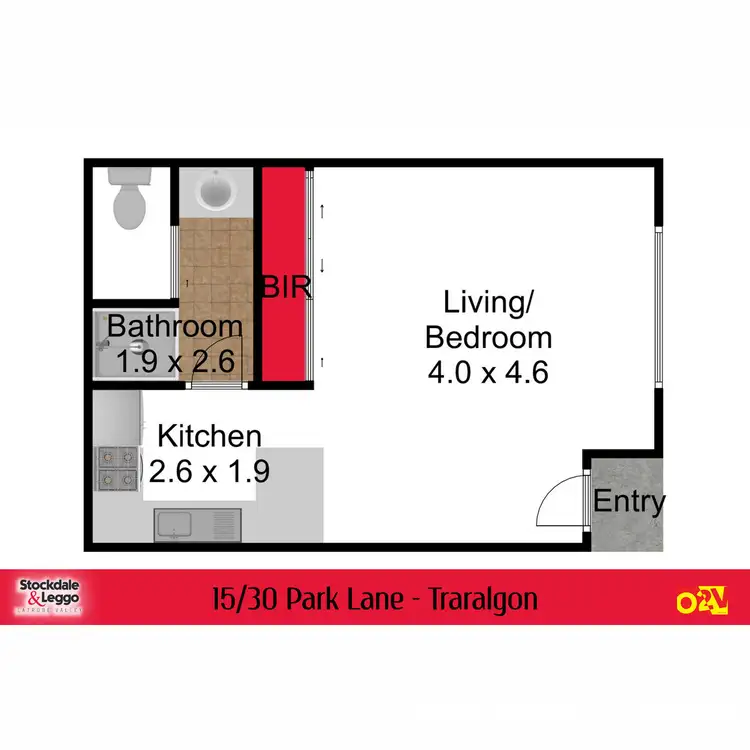 Floorplan of Homely unit listing, 6/30-38 Park Lane, Traralgon VIC 3844