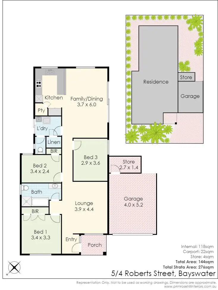 Floorplan of Homely villa listing, 5/4 Roberts Street, Bayswater WA 6053
