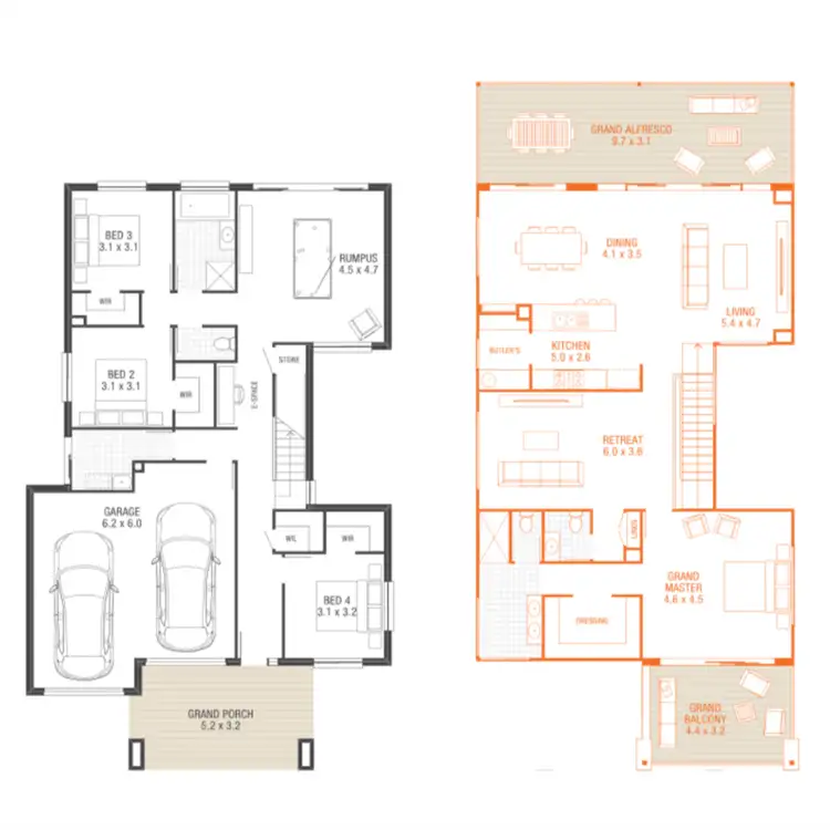 Floorplan of Homely house listing, House and Land New Road, Keperra QLD 4054