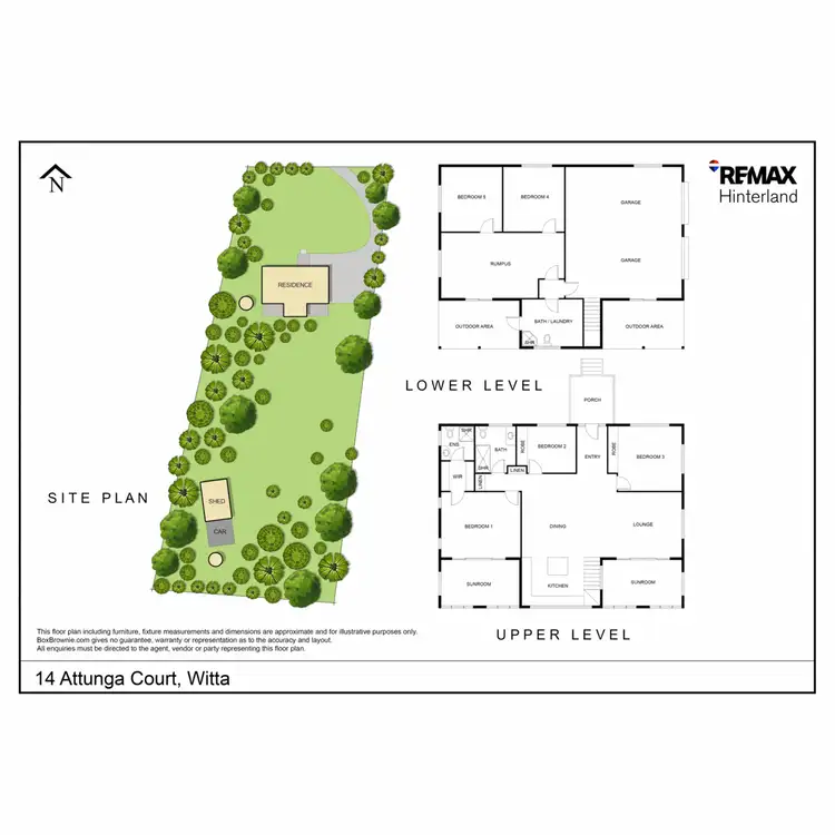 Floorplan of Homely house listing, 14 Attunga Court, Witta QLD 4552