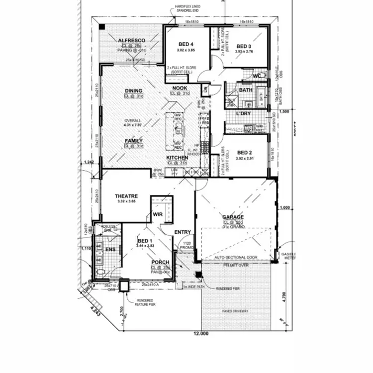 Floorplan of Homely house listing, 16 Dalaroo Boulevard, Midvale WA 6056