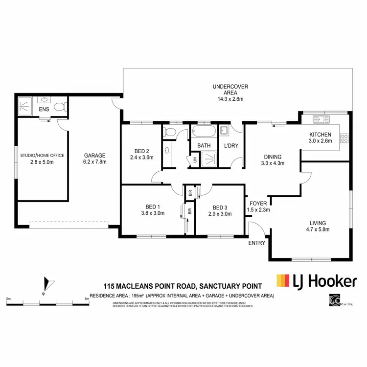Floorplan of Homely house listing, 115 Macleans Point Road, Sanctuary Point NSW 2540