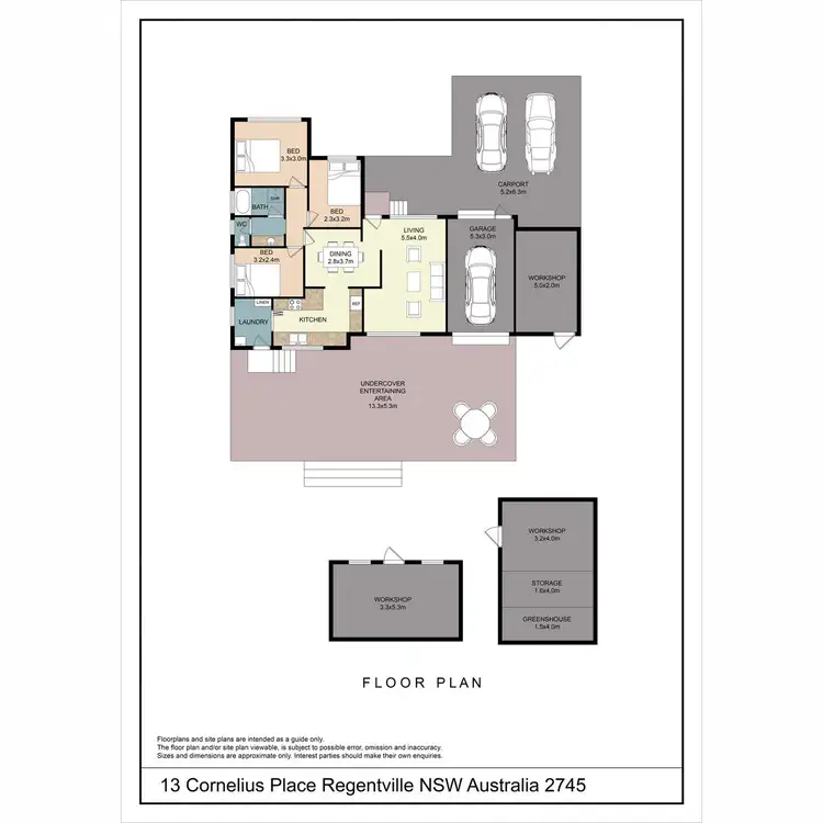 Floorplan of Homely house listing, 13 Cornelius Place, Regentville NSW 2745