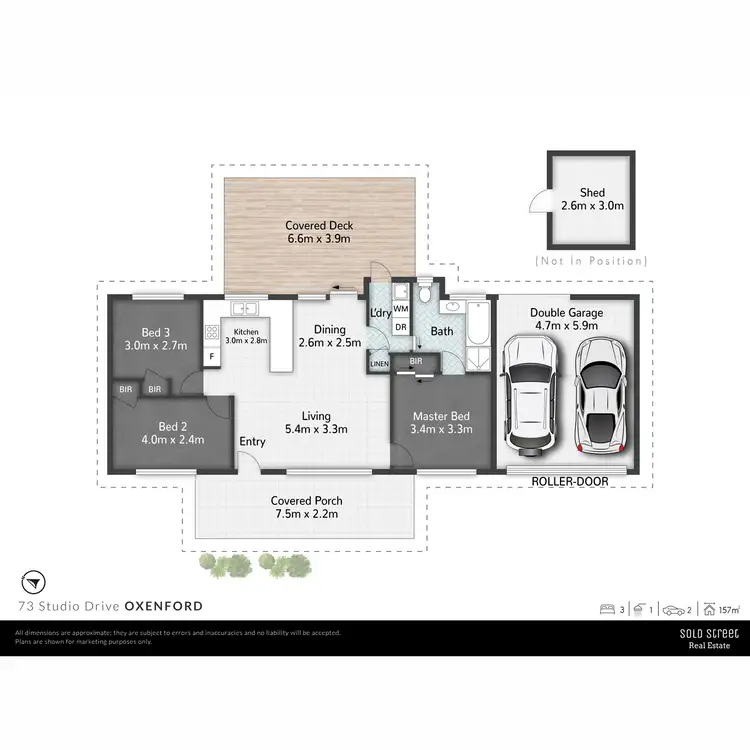 Floorplan of Homely house listing, 73 Studio Drive, Oxenford QLD 4210