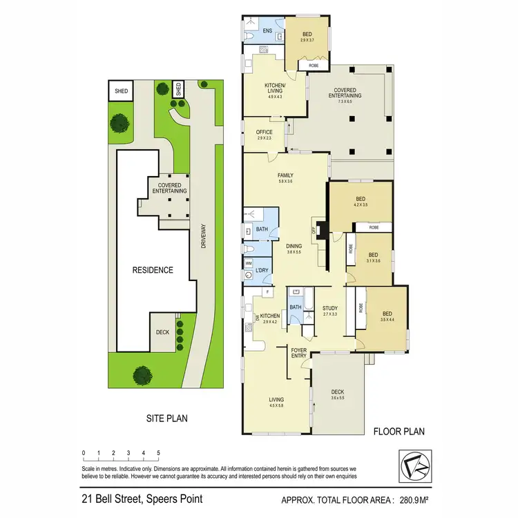 Floorplan of Homely house listing, 21 Bell Street, Speers Point NSW 2284
