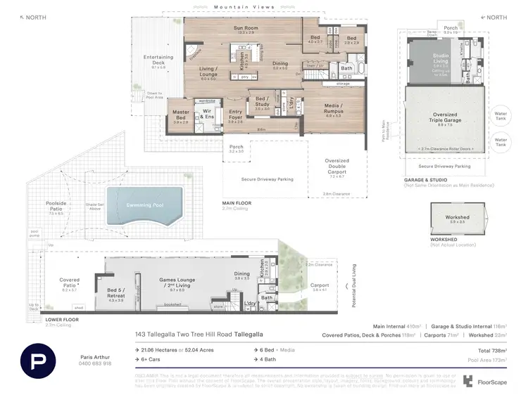 Floorplan of Homely house listing, 143 Tallegalla Two Tree Hill Road, Tallegalla QLD 4340
