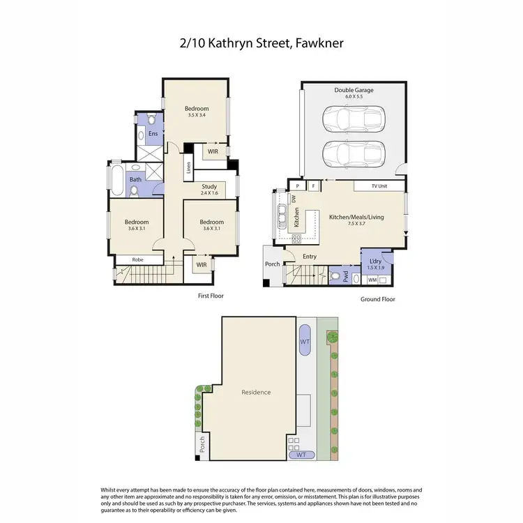 Floorplan of Homely unit listing, 2/10 Kathryn Street, Fawkner VIC 3060