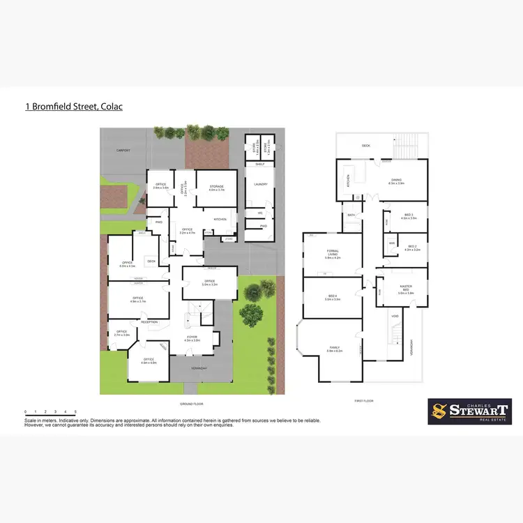 Floorplan of Homely house listing, 1 Bromfield Street, Colac VIC 3250