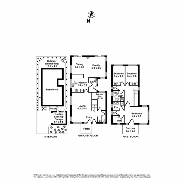 Floorplan of Homely house listing, 7 Staten Way, Sanctuary Lakes VIC 3030