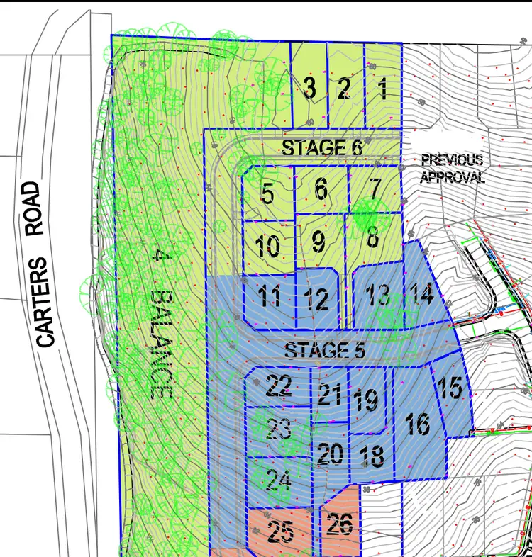 Floorplan of Homely land listing, Stage 5 & 6 Bonnies Way, Port Huon TAS 7116