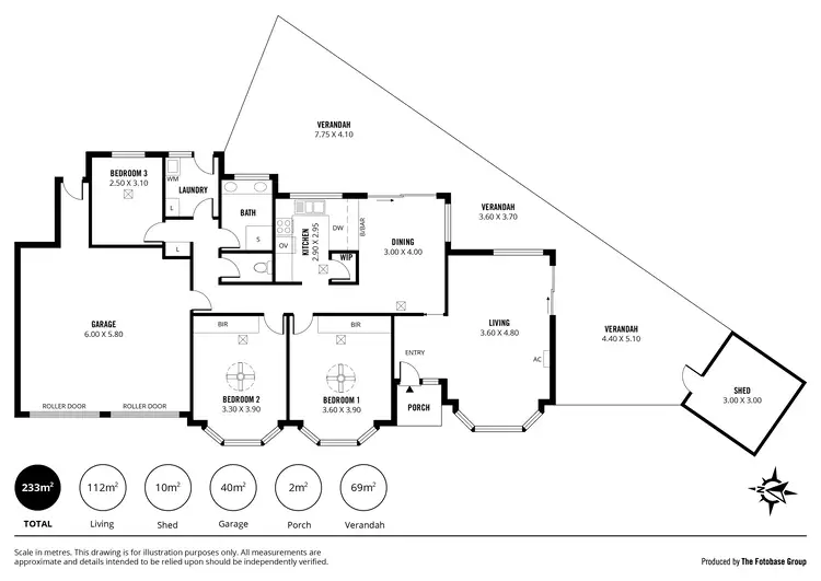 Floorplan of Homely unit listing, 2/28 Lochside Drive, West Lakes SA 5021