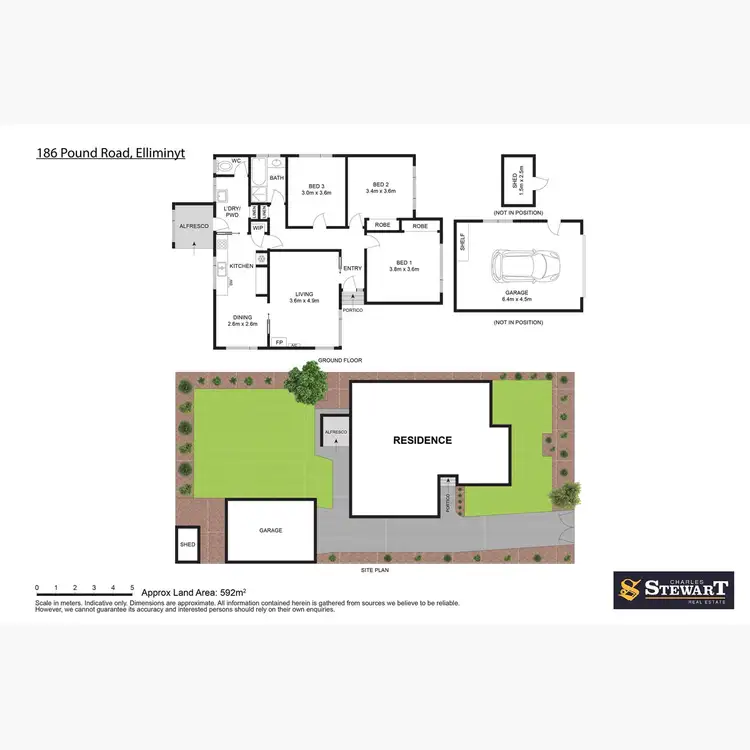 Floorplan of Homely house listing, 186 Pound Road, Elliminyt VIC 3250