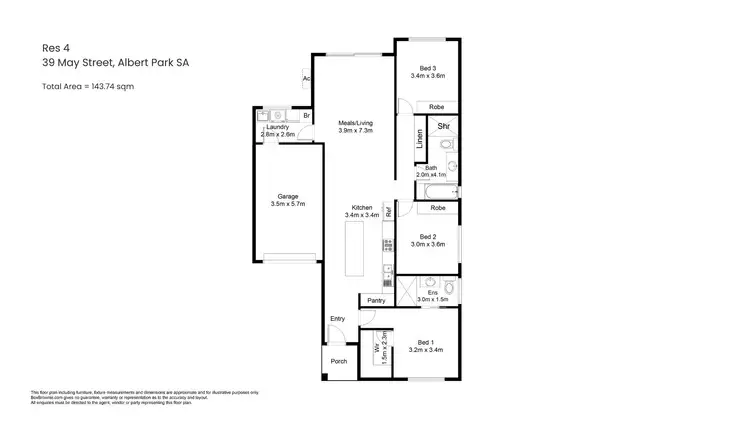 Floorplan of Homely house listing, Lot 4 & 5/39 May Street, Albert Park SA 5014