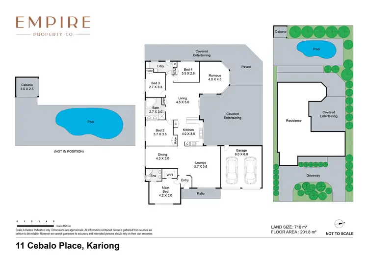 Floorplan of Homely house listing, 11 Cebalo Place, Kariong NSW 2250