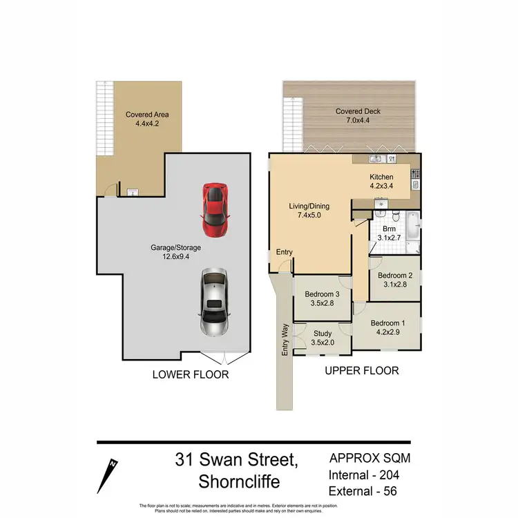 Floorplan of Homely house listing, 31 Swan Street, Shorncliffe QLD 4017
