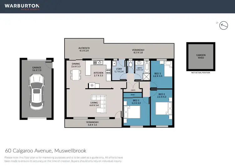 Floorplan of Homely house listing, 60 Calgaroo Avenue, Muswellbrook NSW 2333