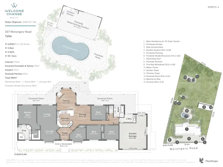 Floorplan of Homely house listing, 237 Worongary Road, Tallai QLD 4213