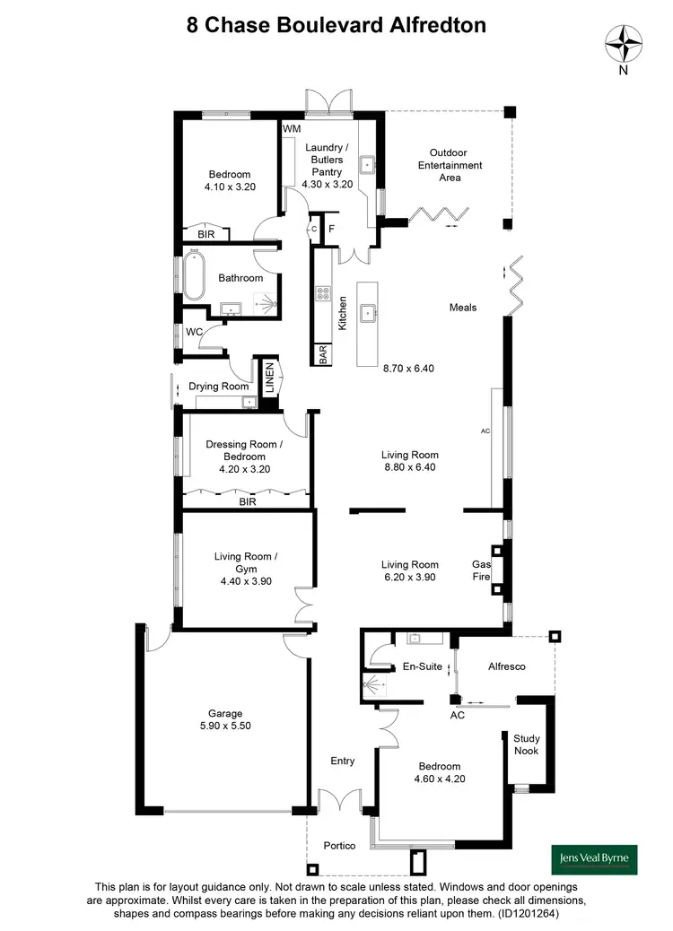 Floorplan of Homely house listing, 8 Chase Boulevard, Alfredton VIC 3350