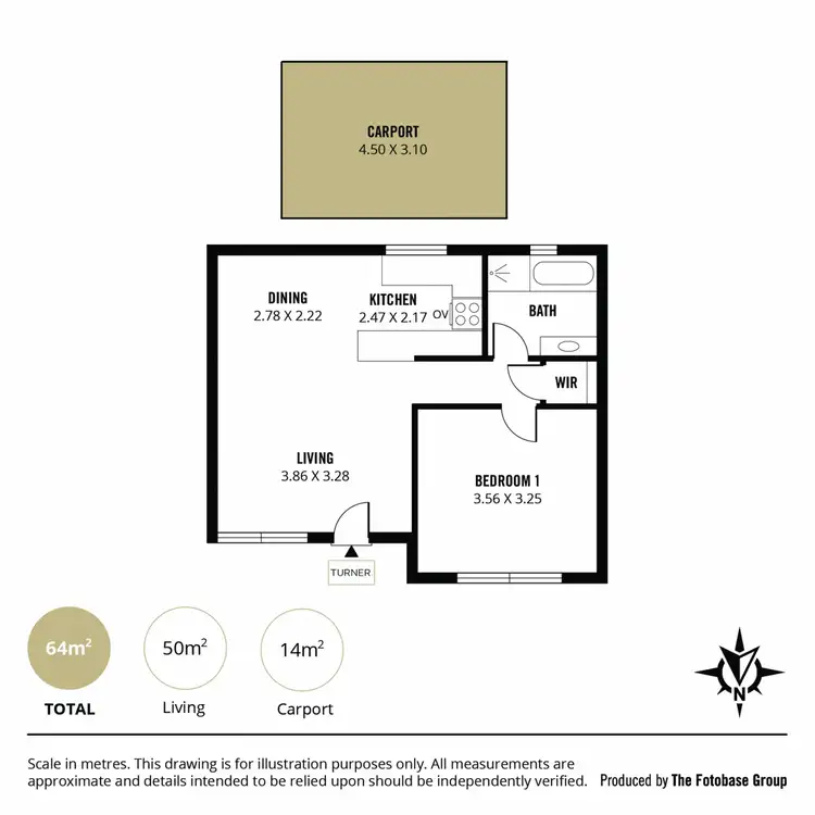 Floorplan of Homely unit listing, 5/16 L'estrange Street, Glenside SA 5065